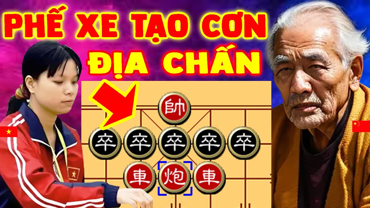 Cuộc Cờ BẮT ÉP PHẢI PHẾ XE Tạo Cơn Địa Chấn, Ngô Hương Lan vs Mạnh Lập Thần