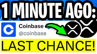 XRP RIPPLE: COINBASE JUST BLEW EVERYONE AWAY !!! WE DID IT !!! - RIPPLE XRP NEWS TODAY