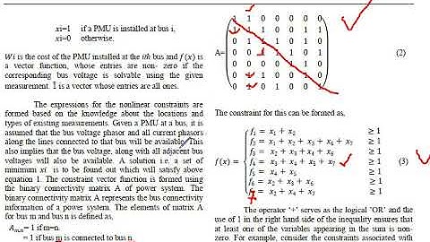 Lec#02 | Optimal placement of phasor measurement unit