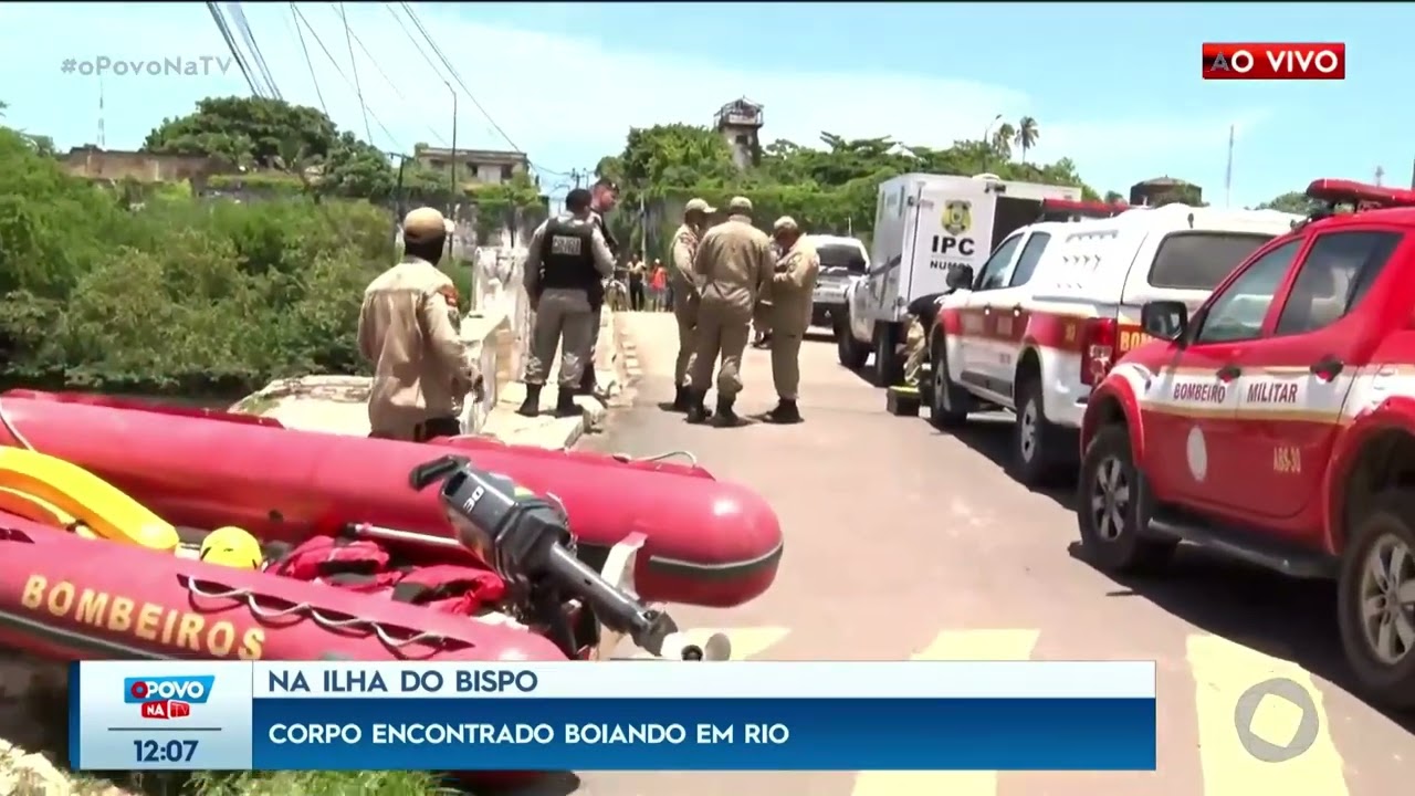 Na Ilha do Bispo: corpo é encontrado boiando em rio - O Povo na TV