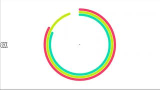 Cool clock in p5.js (Code in the description)