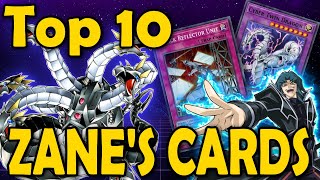 Zane's Top 10 Most IMPORTANT Cards (That He Used In The Anime)