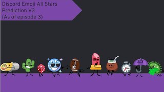 Discord Emoji All Stars Prediction V3 (As of episode 3)