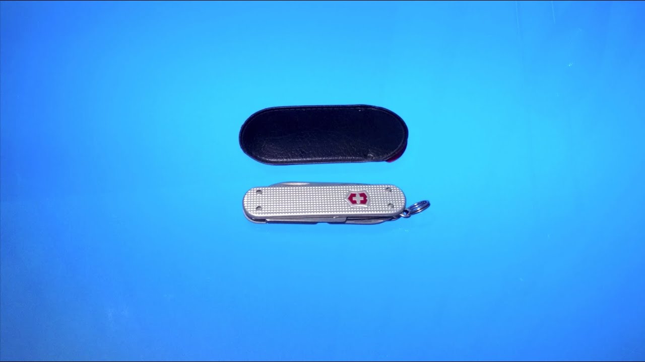 Victorinox Classic Alox (silver) Keychain Swiss Army Knife YouTube
