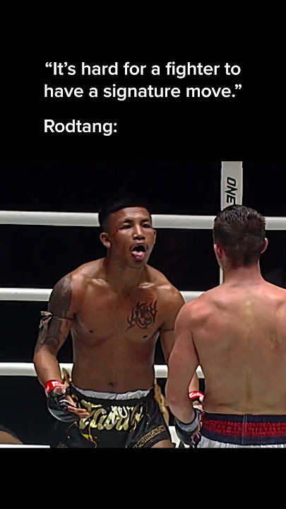 Classic Rodtang 🤖 Get set for the epic showdown between the Thai superstar and Takeru at ONE 172!
