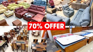 70% OFFER 😱 Sofa, Cot, Dining Table எல்லாம் HALF PRICE | Clearance Sale🔥 Free Delivery!