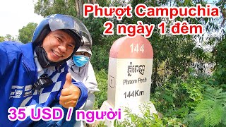 Hành trình đi Phượt xe máy sang Campuchia - Thủ đô Phnôm Pênh trong 36 giờ.