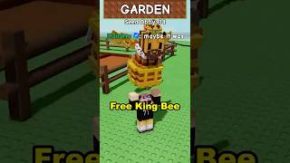 King Bee is OP #growagarden #roblox