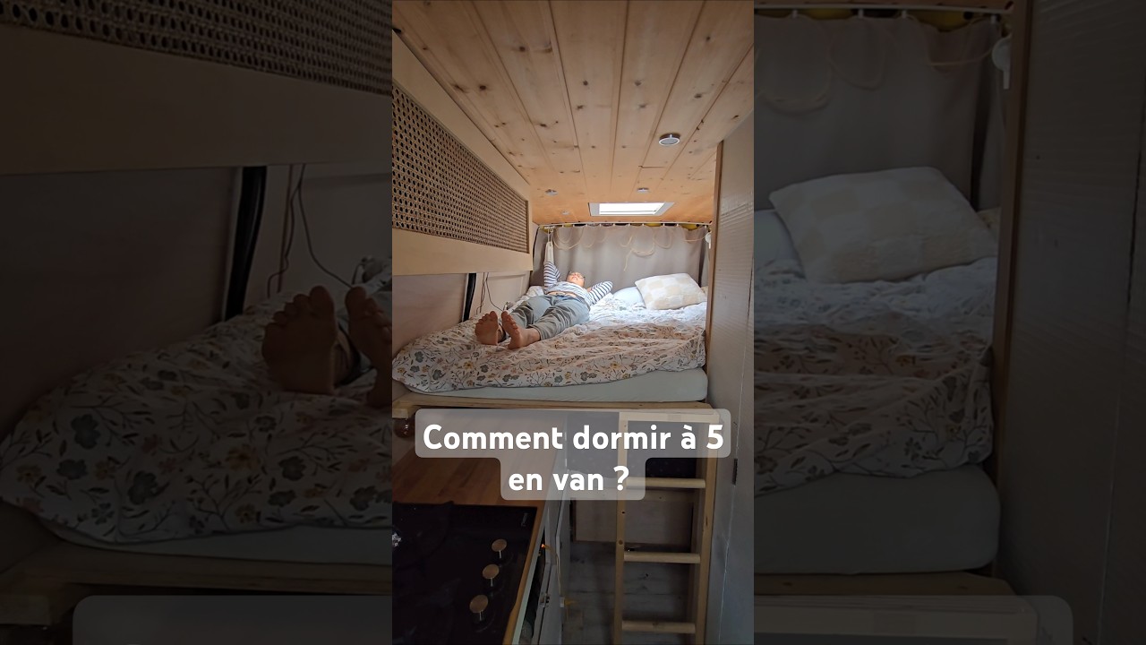 #04 VAN : LES COUCHAGES POUR UNE GRANDE FAMILLE (3 enfants) 