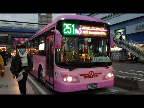 欣欣客運2020新車!華德電動車 251區間車行走音&試乘