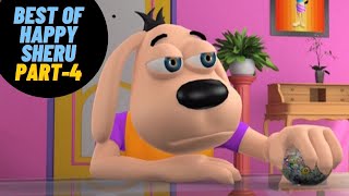 Best Of Happy Sheru || Part-4 || Funny Cartoon Animation