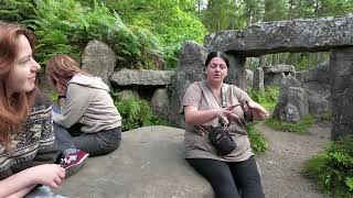 Visiting a druids temple.