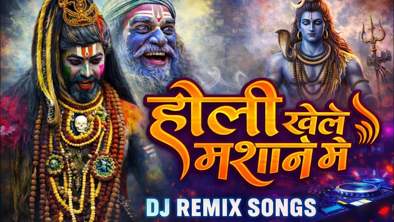 होली खेले मसाने में | काशी में खेले घाट में खेले | DJ Remix Heavy Beat | Shiv Holi Song 2026