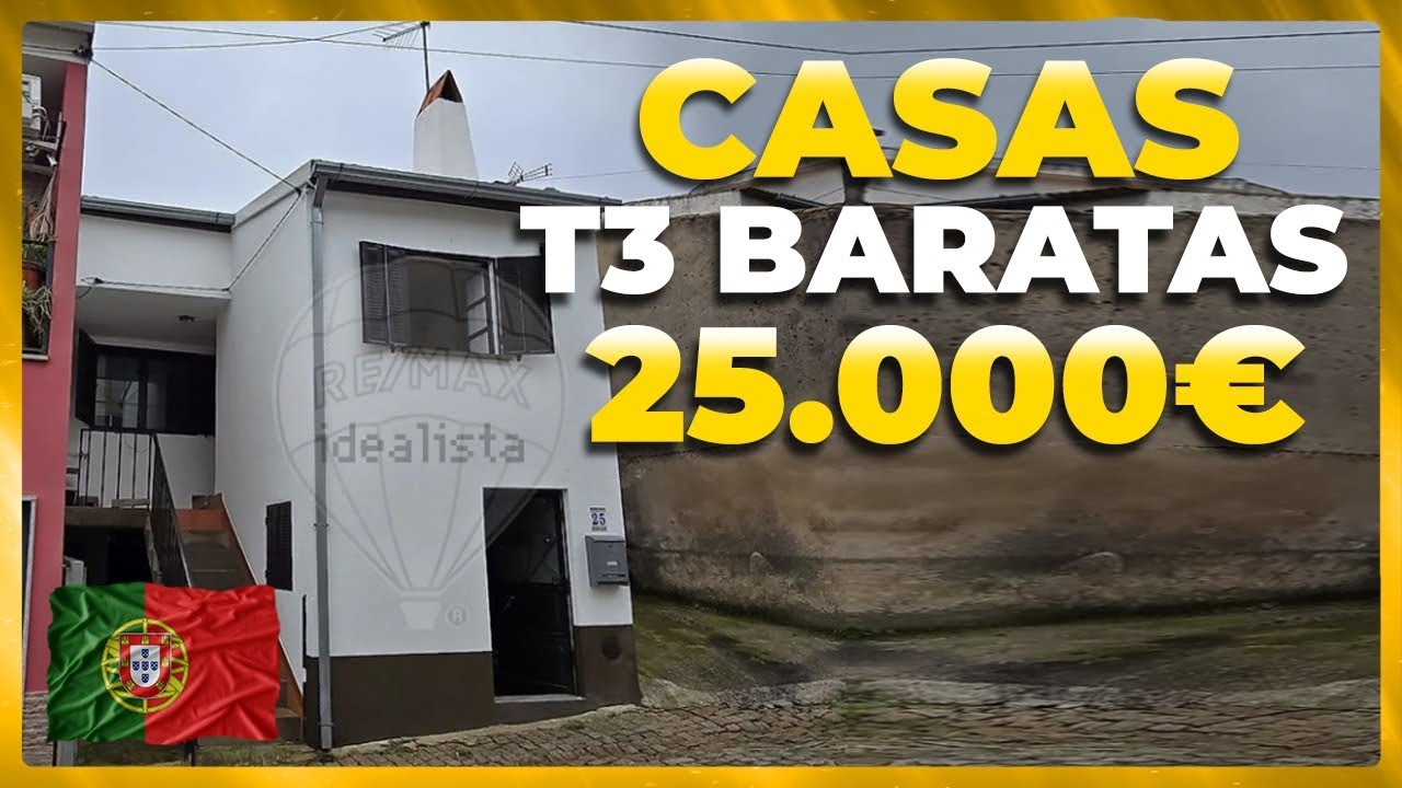 CASAS BARATAS EM PORTUGAL - T3
