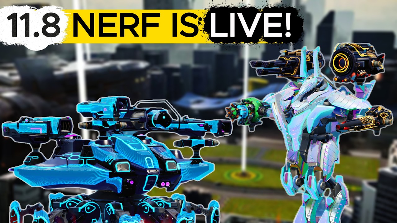 Update 11.8 Nerf Is LIVE–Already Applied in War Robots!