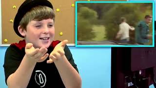 KIDS REACT TO ONE DIRECTION  (LIVE WHILE WE'RE YOUNG) but only Jake