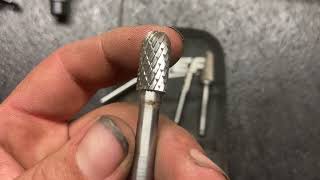 Harbor Freight tools Chief carbide burr set review