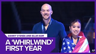 Danny O'Shea and Ellie Kam on winning first competition after skating together only 3 months