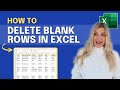 How to Remove Blank Rows in Excel (2 Methods)