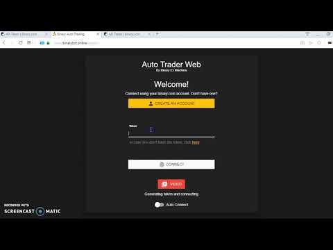 How to Generate Token for Binary Autotrade