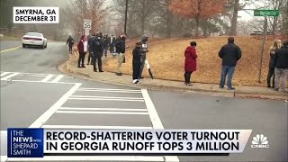 Georgia runoff election voter turnout tops 3 million