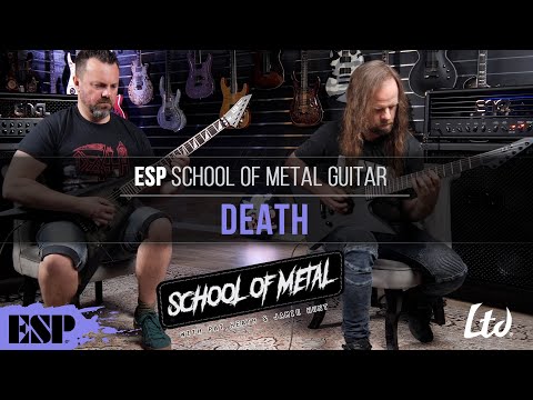 ESP School Of Metal Guitar Death Lesson ESP Guitars 