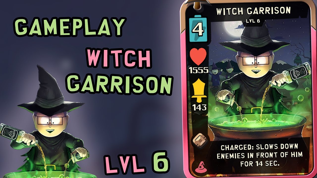 Gameplay Witch Garrison Lvl 6 | South Park Phone Destroyer - YouTube