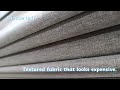 Window Lady custom blackout roman shade