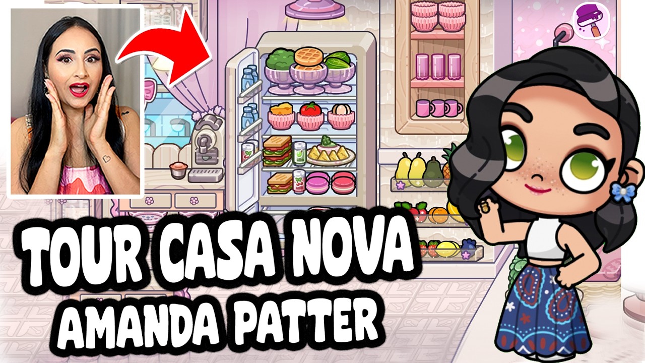 TOUR CASA NOVA DA AMANDA PATTER |  MARY GAMES DECORAÇÃO PAZU AVATAR WORLD