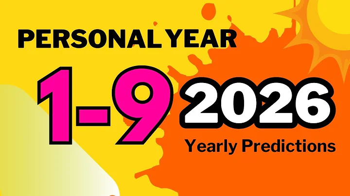 Personal Year 1-9 2026 - Numerology Horoscope