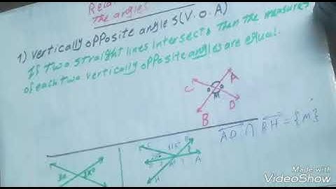 Grade 7    geometry lesson 2 relation between angels