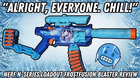 Freeze Your Targets Where They Stand (Nerf N-Series Loadout FrostFusion Blaster Review)