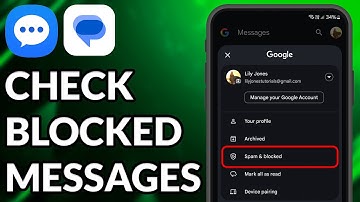 How To Check Blocked Messages In Samsung