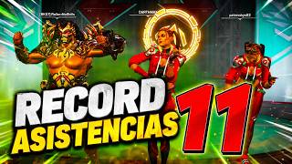 RECORD ASISTENCIAS??? 11 ASISTENCIAS - APEX LEGENDS