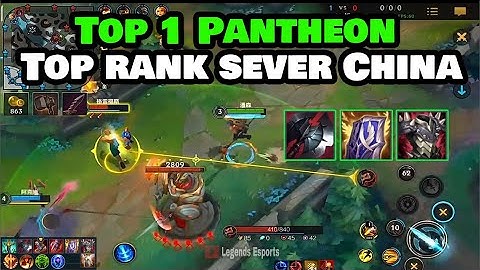 Pantheon Tốc chiến | Top 1 Pantheon | Build đồ Semi Tank sẽ giúp Pant ăn 17mạng để gánh team như nào