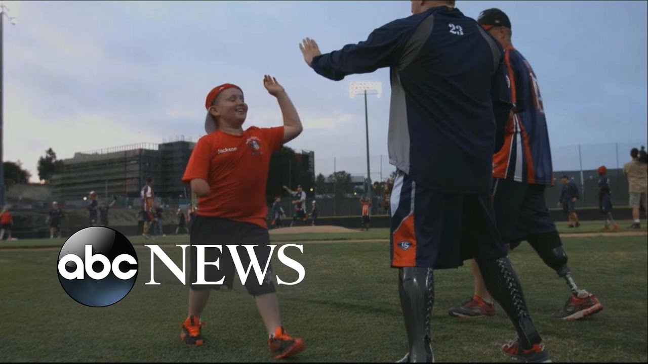 Wounded military veterans help children with disabilities