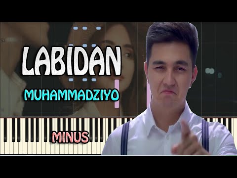 Muhammadziyo-Labidan | PIANO VERSION | KARAOKE | LYRCS | MINUS #muhammadziyo #music #trend