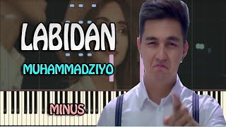 Muhammadziyo-Labidan | PIANO VERSION | KARAOKE | LYRCS | MINUS #muhammadziyo #music #trend Resimi