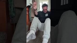 1 minute max sit-ups #60dayschallenge #funny #dadbod #situps #fypシ