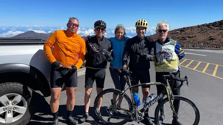 Cycling 10,000+ft Haleakal 2022