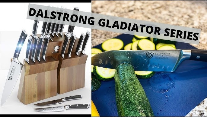 Gladiator Series 18pc Colossal Knife Block Set