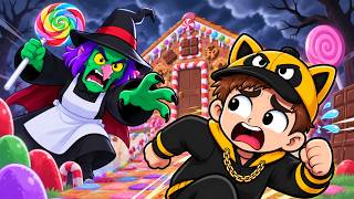 😱Escapa de la BRUJA de CARAMELOS en este OBBY aterrador de ROBLOX! screenshot 1
