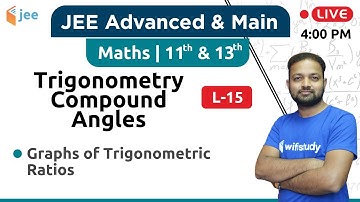 Graphs of Trigonometric Ratios - Trigono Compound Angles (L-15) | Maths by Vishnu Sir | JEE Advanced