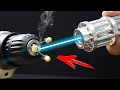 Experiment power laser pop popcorn   no and yes 