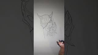 Oni mask art