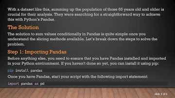 How to Sum Specific Cells in a Column Using Pandas