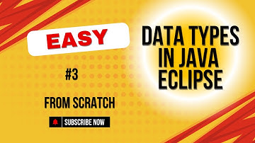 Java Variables and Data Types | Java & Selenium | 2024
