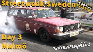 Streetweek Sweden Day 3 with Volvoghini Dragrace in Malmö