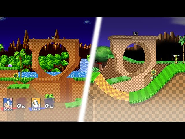 Sonic.exe at Green Hill Zone SSF2 MOD 