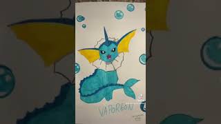Famous Eeveelution drawing: Vaporeon: Pokémon Net Worth